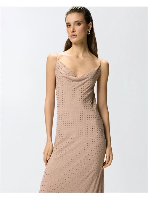 Abito slipdress lungo con strass PINKO | 106299A32X/Q24